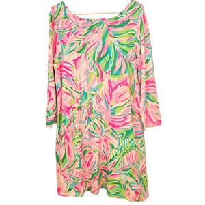 Lilly Pulitzer Ophelia Ladder Back Swing Dress in Croc My World, Size XL